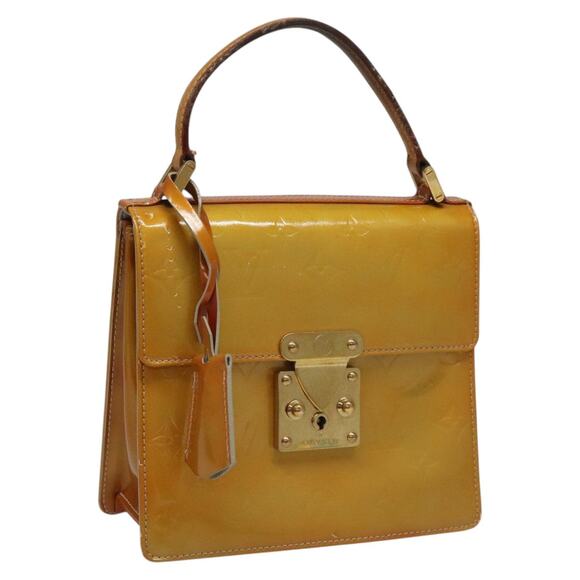 LOUIS VUITTON Monogram Vernis Spring Street Hand Bag Gris M91029 - Picture 1 of 12